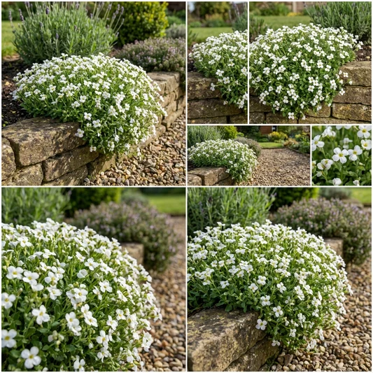 Aubrietė lot Aubrieta hybrida 'Axcent White' - Image 3