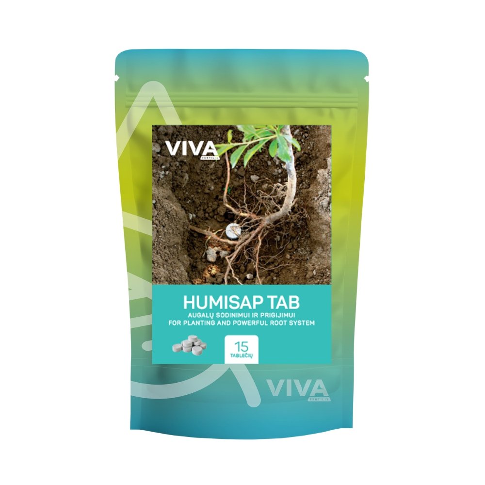 Tabletės HUMISAP TAB sodinimui, 15 vnt.